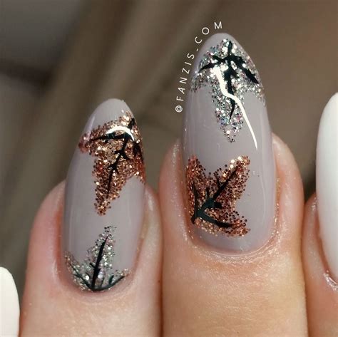 autumn acrylic nails